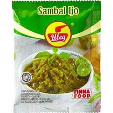 Finna Uleg Sambal Ijo Sachet Isi 10