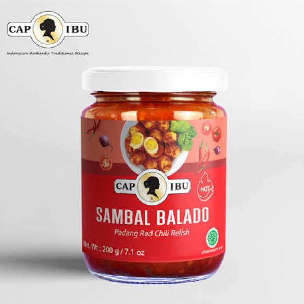 Cap Ibu Padang Chili Sauce Hot (220g)