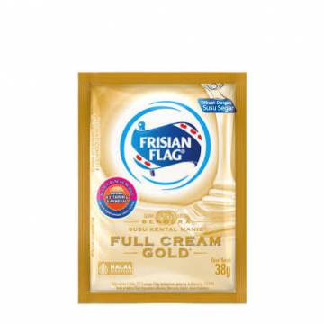 Frisian Flag Full Cream Gold Sweetened Condensed Milk (37g x 6 Packets)