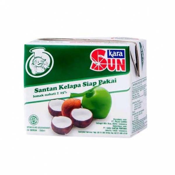 Kara Sun Santan Kelapa Asli (200ml)