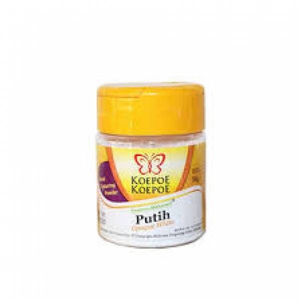 Koepoe Koepoe White Food Colouring Powder / Pewarna Putih Bubuk (50g)