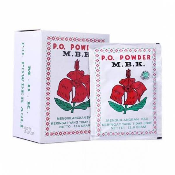 MBK Deodorant Powder White Box (12pcs x 13.6g)