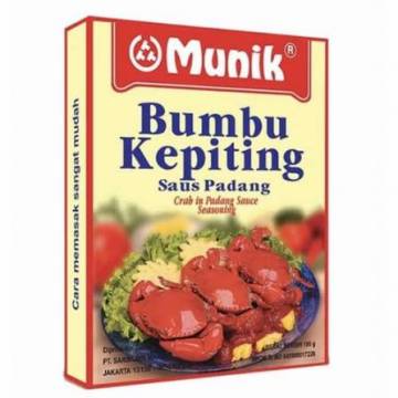 Munik Kepiting Saus Padang / Crab in Padang Sauce Seasoning (180g)
