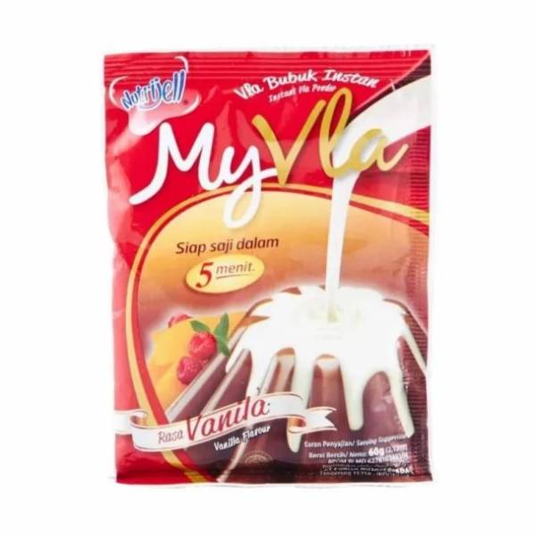 Nurijell My Vla Vanila / Instant Vanilla Custard Powder (60g)