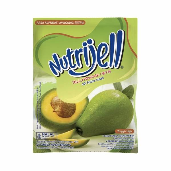 Nutrijell Jelly Powder Avocado / Serbuk Jelly Rasa Alpukat (30g)