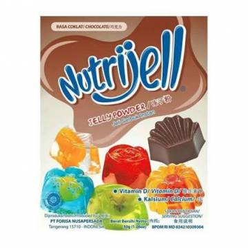 Nutrijell Jelly Powder Chocolate / Serbuk Jelly Rasa Cokelat