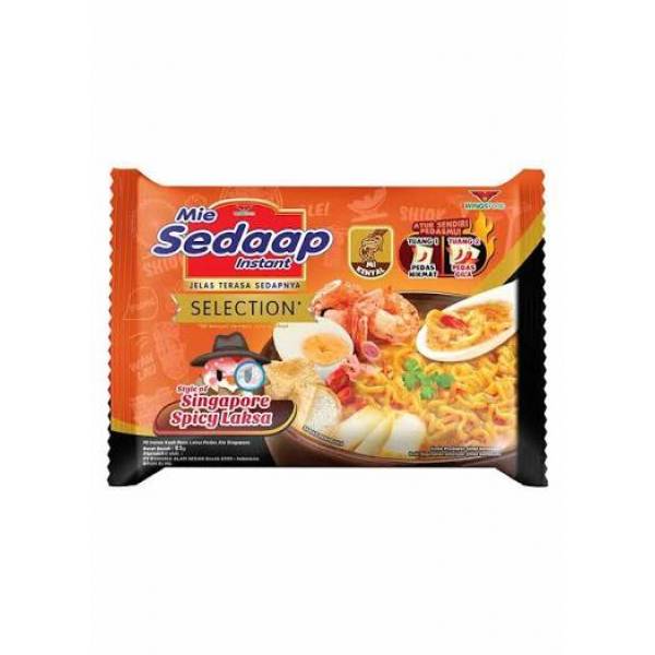 Sedaap Instant Noodle Singapore Spicy Laksa