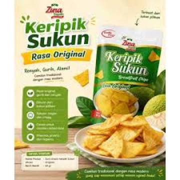 Zura Breadfruit Chips/Keripik Sukun 135gr